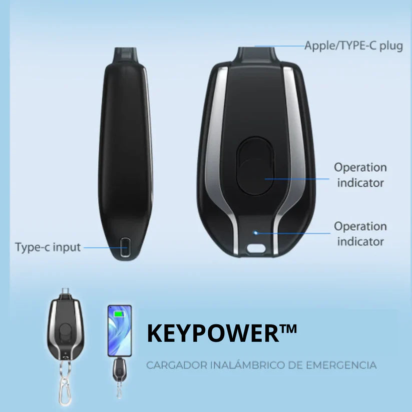 Cargador De Llavero Portátil 1500mAh